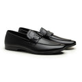 H Buckle Black Loafer